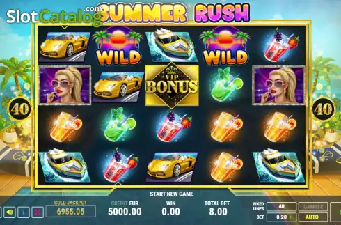 Скрин2. Summer Rush слот