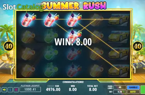 Скрин3. Summer Rush слот