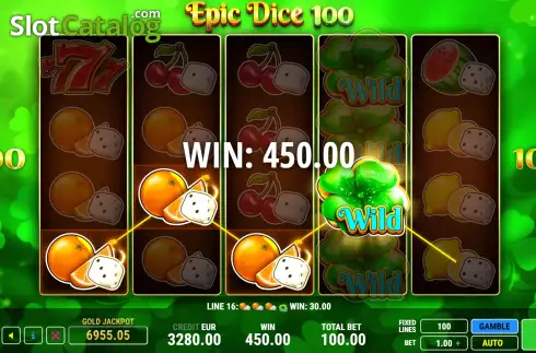 Скрин3. Epic Dice 100 слот