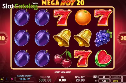 Скрин2. Mega Hot 20 слот