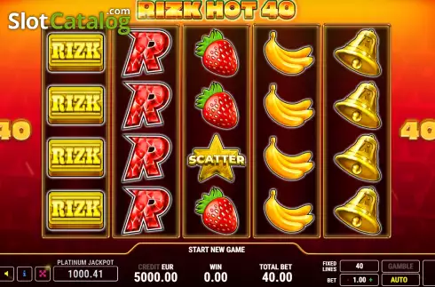 Скрин2. Rizk Hot 40 слот