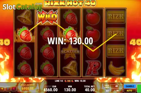 Скрин3. Rizk Hot 40 слот