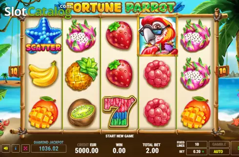 Скрин2. Fortune Parrot слот
