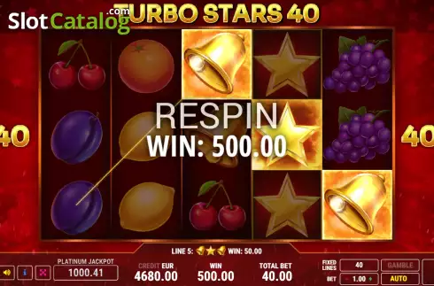 Скрин3. Turbo Stars 40 слот
