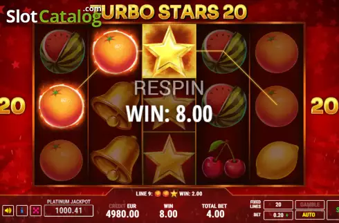 Скрин3. Turbo Stars 20 слот
