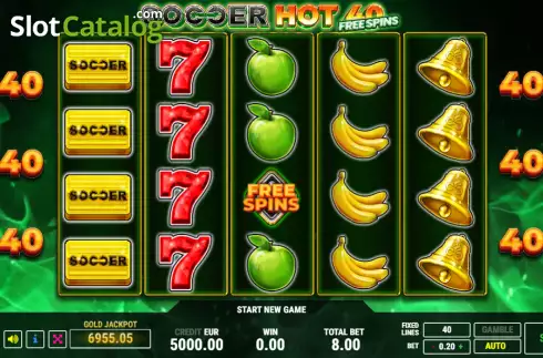 Скрин2. Soccer Hot 40 Free Spins слот