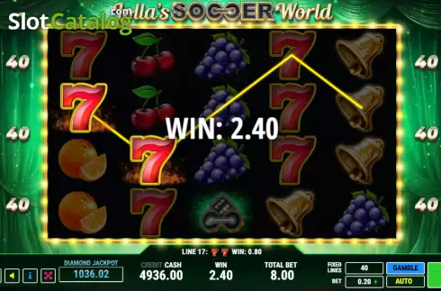 Скрин3. Lolla's Soccer World слот