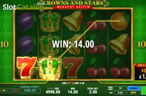 Скрин3. Crowns and Stars слот