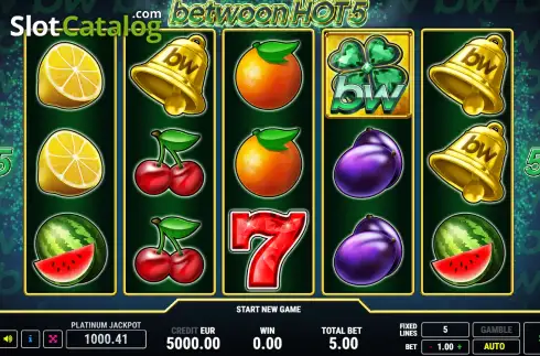 Скрин2. Betwoon Hot 5 слот