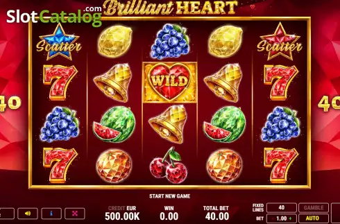 Скрин2. Brilliant Heart слот
