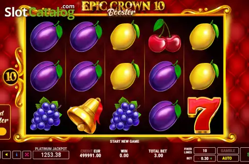 Скрин2. Epic Crown 10 Booster слот