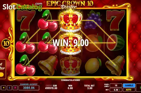 Скрин3. Epic Crown 10 Booster слот