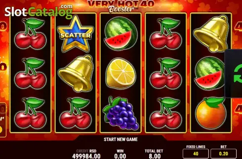 Скрин2. Very Hot Booster 40 слот