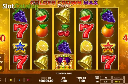 Скрин2. Golden Crown Max Booster слот