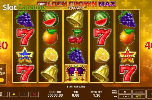 Скрин1. Golden Crown Max Booster слот