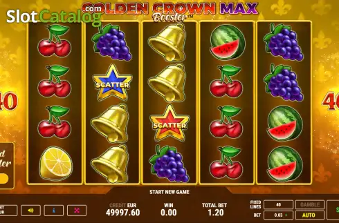 Скрин2. Golden Crown Max Booster слот
