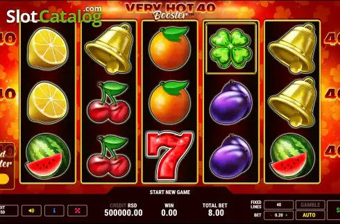 Скрин2. Very Hot 40 Booster слот