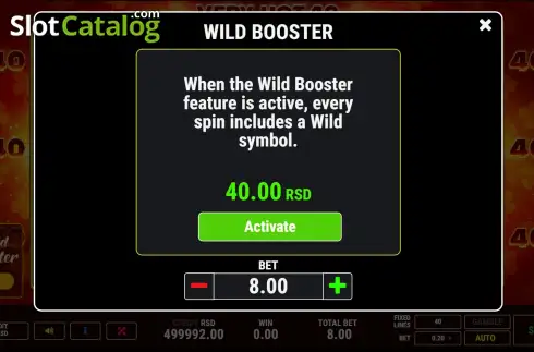 Скрин3. Very Hot 40 Booster слот