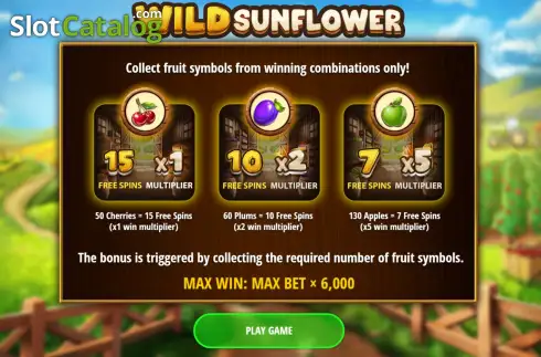 Скрин2. Wild Sunflower слот