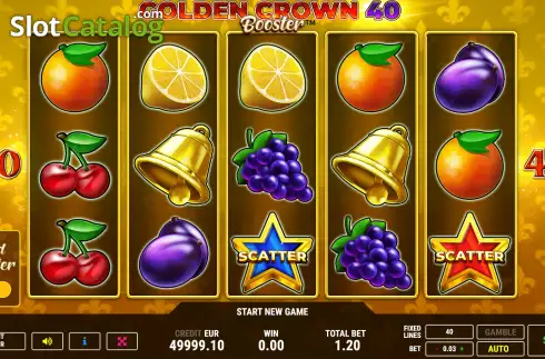 Скрин1. Golden Crown 40 Booster слот
