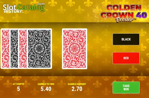 Скрин7. Golden Crown 40 Booster слот