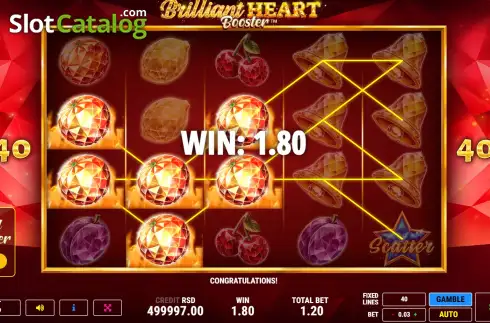 Скрин4. Brilliant Heart Booster слот