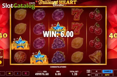 Скрин5. Brilliant Heart Booster слот
