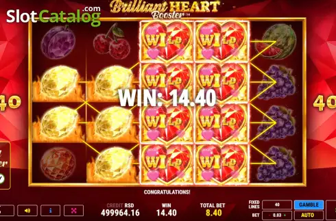 Скрин8. Brilliant Heart Booster слот