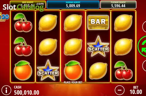 Скрин2. Golden Diamonds 20 Extreme слот