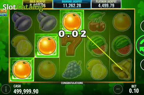 Скрин3. Clovers and Diamonds 20 слот