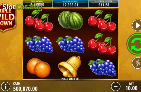 Скрин2. Triple Wild Crown слот