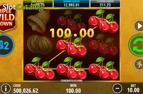 Скрин3. Triple Wild Crown слот