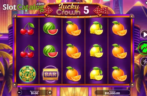 Скрин2. Lucky Crown 5 слот