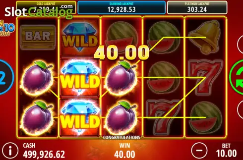 Скрин3. Golden Diamonds 10 Extreme слот