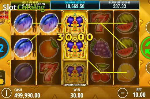 Скрин2. Golden Crown Extreme Booster слот