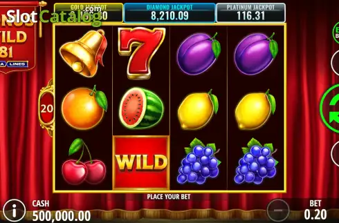 Скрин2. Bonus Wild 81 Extralines слот
