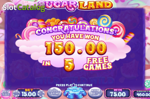 Скрин8. Sugar Land (Felix Gaming) слот