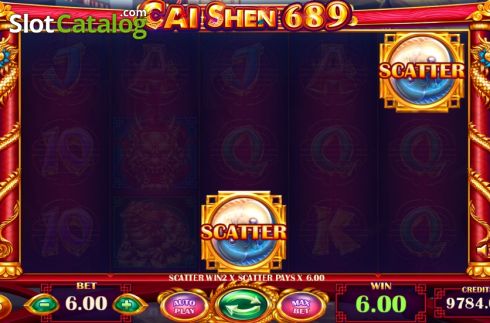 Скрин3. Cai Shen 689 слот