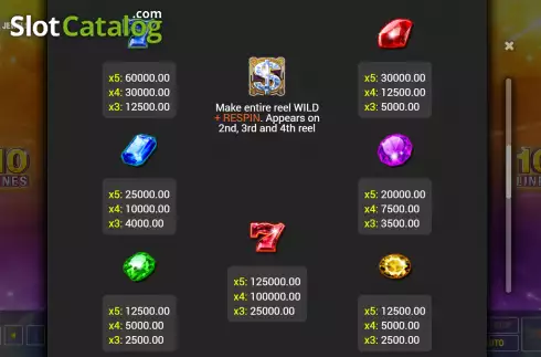 Скрин5. Crystal Jewels слот