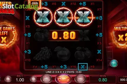Скрин3. Fruits Of Madness слот