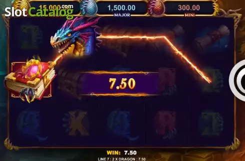 Скрин3. Book of Dragon Hold and Win слот