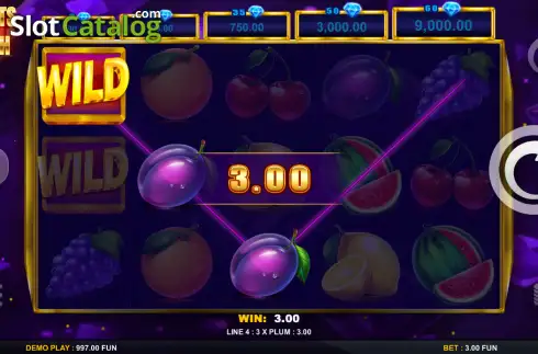 Скрин3. Fruits Cash слот