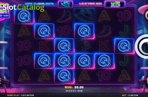 Скрин3. Disco Rush Hold And Win слот