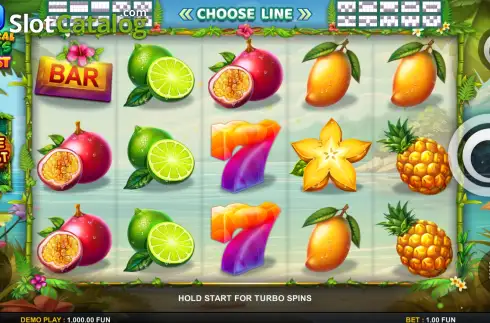 Скрин2. 20 Tropical Fruits Boost слот