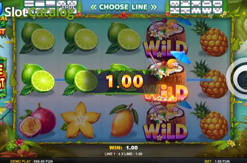 Скрин3. 20 Tropical Fruits Boost слот