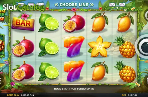Скрин2. 5 Tropical Fruits Boost слот