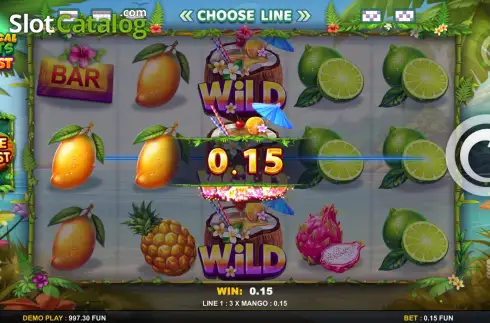 Скрин3. 5 Tropical Fruits Boost слот