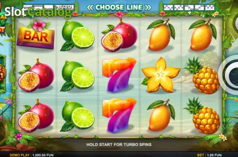 Скрин2. 10 Tropicial Fruits Boost слот