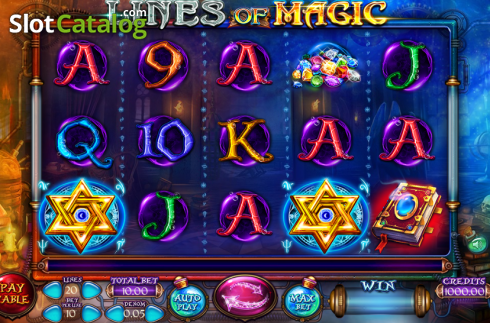 Скрин2. Lines of Magic слот