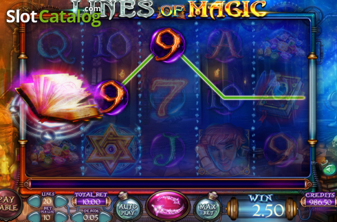 Скрин4. Lines of Magic слот